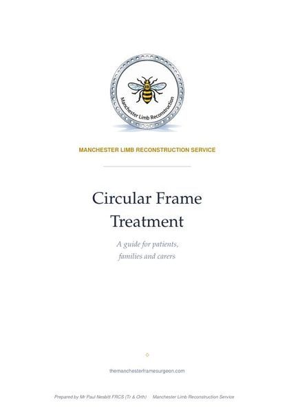 Cover of the Circular Frame Treatment patient guide